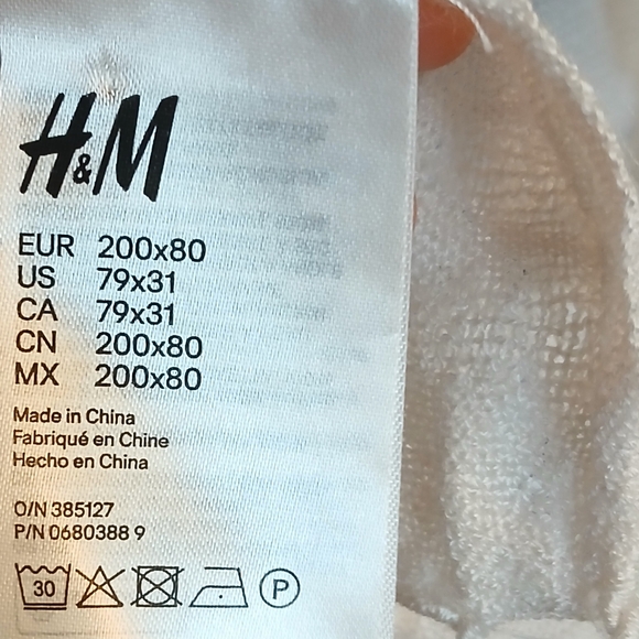 🤯2/$15 White and Grey Blue Floral Scarf - Picture 9 of 12